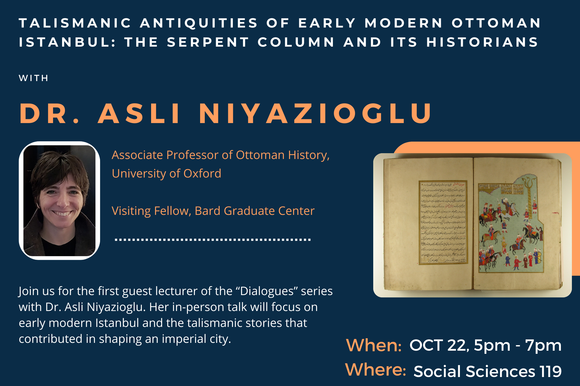 Dr. Asli Niyazioglu Talk Flyer